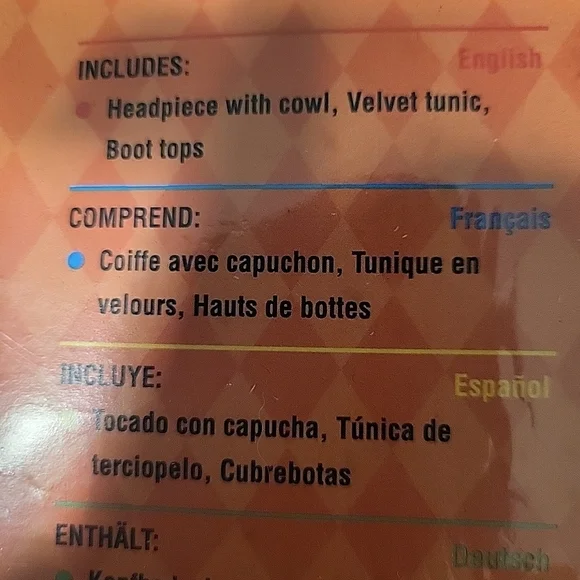 Rubies Renaissance Faire Medieval Knight Costume Adult OSFM up to 44 New In Pkg - Picture 2 of 10